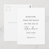 Psalm 93:4 Machtiger dan de branding Briefkaart (Voorkant / Achterkant)