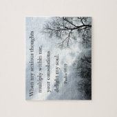 Psalm 94:19 Als mijn angstige gedachten zich verme Legpuzzel (Verticaal)