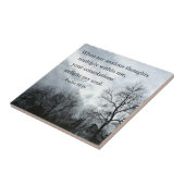 Psalm 94:19 Als mijn angstige gedachten zich verme Tegeltje (Zijkant)