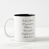 Psalm 94:19 en Matthew 5:4 Mok van de Koffie van t (Links)