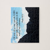 Psalm 95:1O komaan, laten we naar de Heer zingen Legpuzzel (Verticaal)