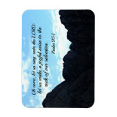 Psalm 95:1O komaan, laten we naar de Heer zingen Magneet (Verticaal)