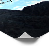 Psalm 95:1O komaan, laten we naar de Heer zingen Poster (Hoek)