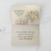 Psalm 95:2 In Zijn Aanwezigheid met Dankbaarheid Kaart (Binnen)