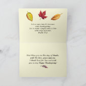 Psalm 95:2 in zijn aanwezigheid met Thanksgiving Kaart (Binnen)