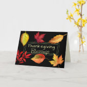 Psalm 95:2 in zijn aanwezigheid met Thanksgiving Kaart (Gele Bloem)