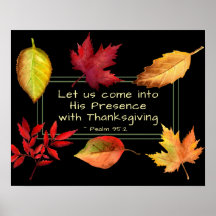Psalm 95:2 in zijn aanwezigheid met Thanksgiving
