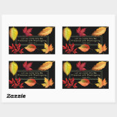 Psalm 95:2 in zijn aanwezigheid met Thanksgiving Rechthoekige Sticker (Vel)