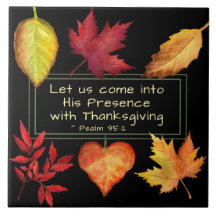 Psalm 95:2 in zijn aanwezigheid met Thanksgiving