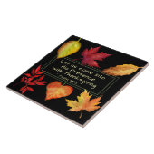 Psalm 95:2 in zijn aanwezigheid met Thanksgiving Tegeltje (Zijkant)