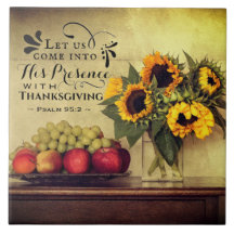 Psalm 95:2 in zijn aanwezigheid met Thanksgiving
