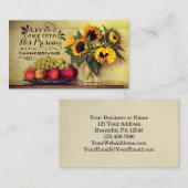 Psalm 95:2 in zijn aanwezigheid met Thanksgiving Visitekaartje (Voorkant / Achterkant)