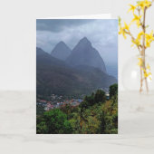 Psalm 95:3-5 Blank Folded Greeting Card Kaart (Gele Bloem)