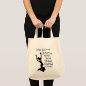 Psalm 95:6-7 Laten we bidden en buigen Tote Bag (Voorkant (product))