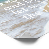 Psalm 95:6 O komt ons aanbidden en neerbuigen Poster (Hoek)