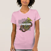 Psalm 95 gemaakt voor aanbidding saxofoon Christel T-shirt (Voorkant)