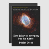 Psalm 96:8a Schrift voor 2025 Magnetische Uitnodiging (Voorkant / Achterkant)