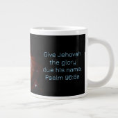 Psalm 96:8a voor 2025 Afbeelding van JWST Grote Koffiekop (Rechts)