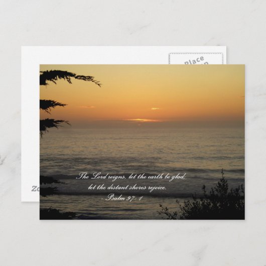 psalm 97 briefkaart (Voorkant / Achterkant)