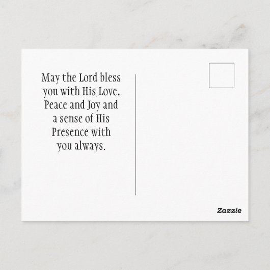 Psalm 98:1 Zing tot de Heer een nieuw lied, Bijbel Briefkaart (Achterkant)