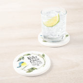 Psalm 98:1 Zing tot de Heer een nieuw lied, Bijbel Zandsteen Onderzetter (Zijkant)