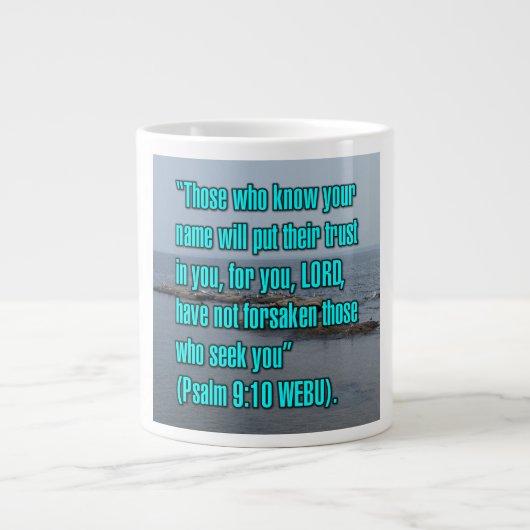 Psalm 9:10 WEBU Mok (Voorkant)