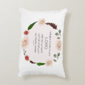 Psalm 9:1, Bijbelversie, Accent PIllow Accent Kussen (Achterkant (Verticaal))