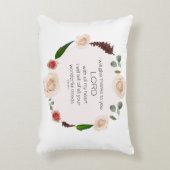 Psalm 9:1, Bijbelversie, Accent PIllow Kussen (Voorkant(Verticaal))