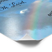 Psalm 9:1 Ik zal u opvrolijken, oh Heer, Foto Afdruk (Hoek)