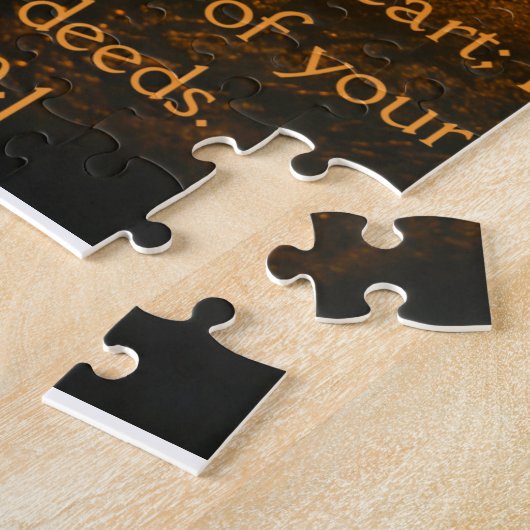 Psalm 9:1 Puzzle Legpuzzel (Zijkant)