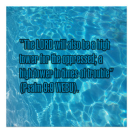 Psalm 9:9 WEBU Perfect Poster