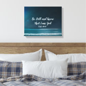 Psalm be still and know that I Am God Canvas Afdruk (Insitu (Slaapkamer))