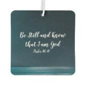 Psalm Be Still and Know that I am God Luchtverfrisser (Achterkant)