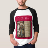 Psalm Bericht - Psalm 23 - 3/4 Lengte Wit T-shirt (Voorkant)