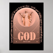 psalm bible god maakte me een kind poster (Voorkant)