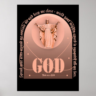 psalm bible god maakte me een kind poster
