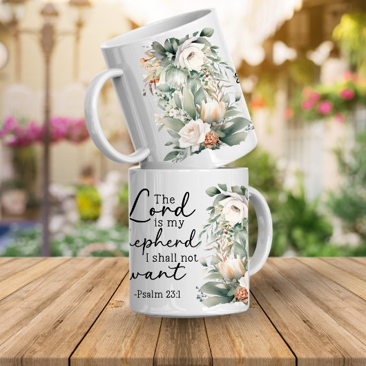 Psalm Bijbeltekst Bloemrijke Koffiemok
