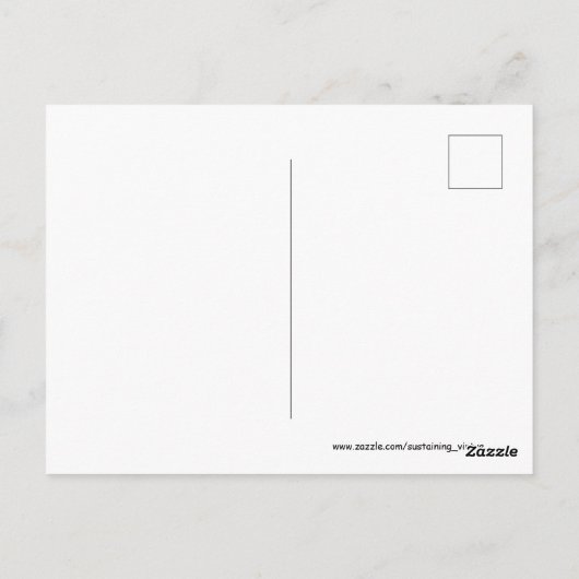 Psalm Broken en Contrite Heart Leaf Briefkaart (Achterkant)