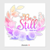 Psalm Christelijke bijbeltjes Verse stickers - wee (Vel)