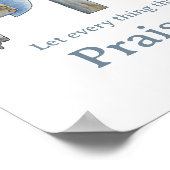 Psalm Loftuiting Poster (Hoek)