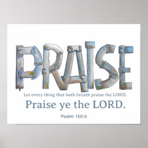 Psalm Loftuiting Poster
