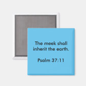Psalm Quote Magnet (Voorkant / Achterkant)