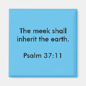 Psalm Quote Magnet (Voorkant)