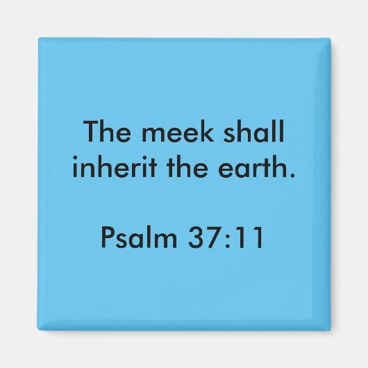 Psalm Quote Magnet (Voorkant)