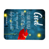 Psalm Schrift Magneet | Inspirerend Bijbelcitaat (Horizontaal)