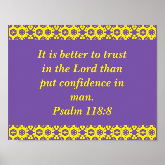 Psalm-tweeslachtig poster (Voorkant)