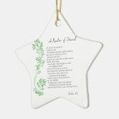 Psalm van David De Heer is mijn Shepherd Bible Ver Keramisch Ornament (Links)