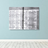 Psalm van David: Psalterim Octaplums, 1516 Canvas Afdruk (Insitu (Houten vloer))