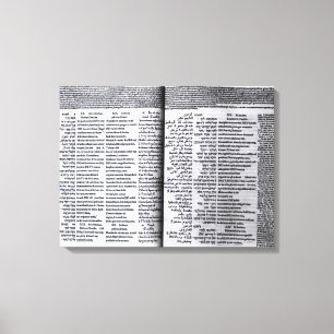 Psalm van David: Psalterim Octaplums, 1516 Canvas Afdruk