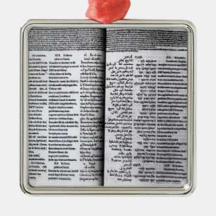 Psalm van David: Psalterim Octaplums, 1516 Metalen Ornament